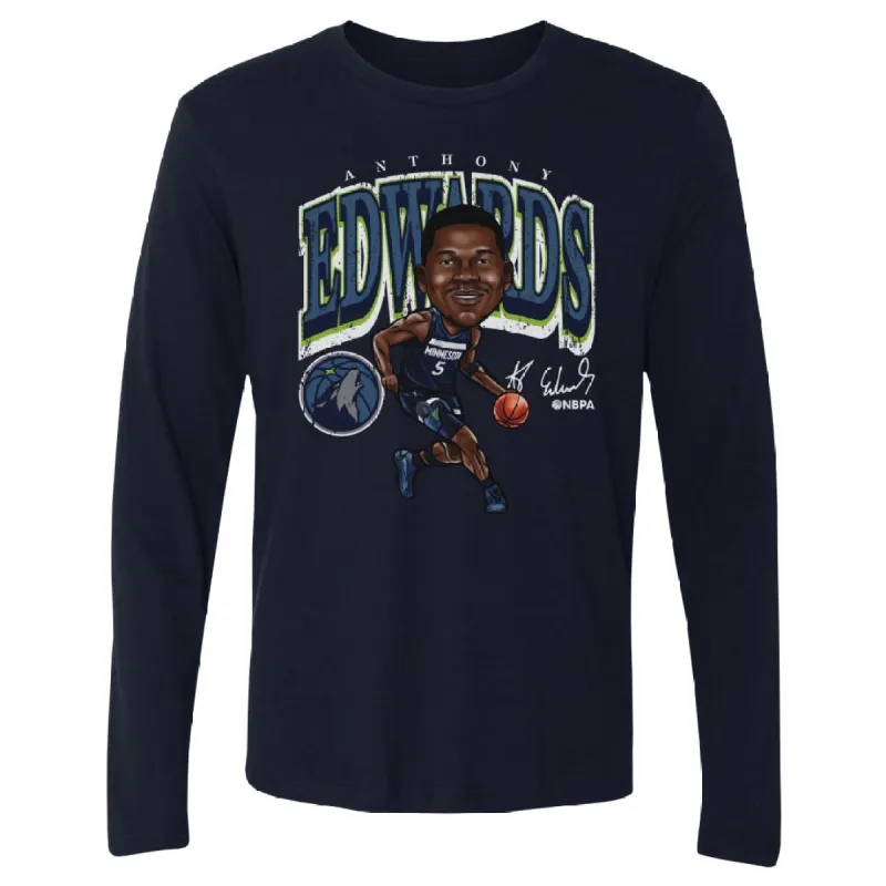 Anthony Edwards Minnesota Timberwolves Cartoon WHT sold by 500 Level