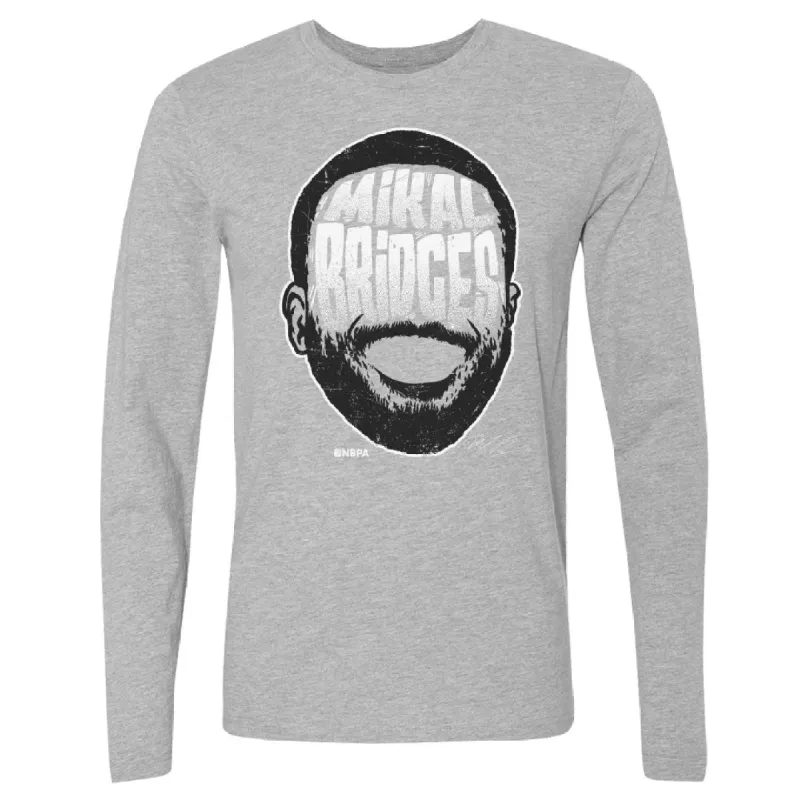 Mikal Bridges New York Player Silhouette WHT sold by 500 Level