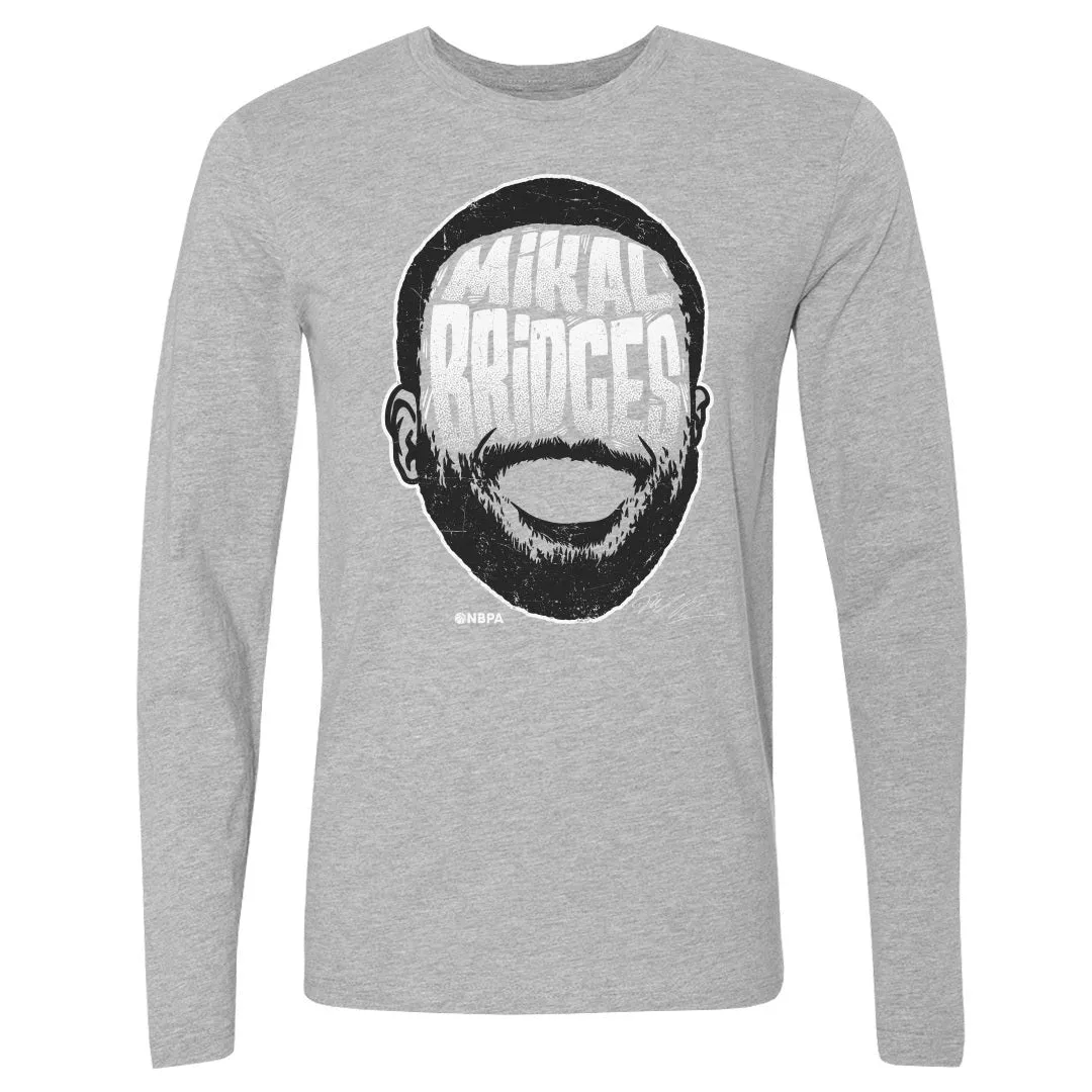 Mikal Bridges New York Player Silhouette WHT sold by 500 Level