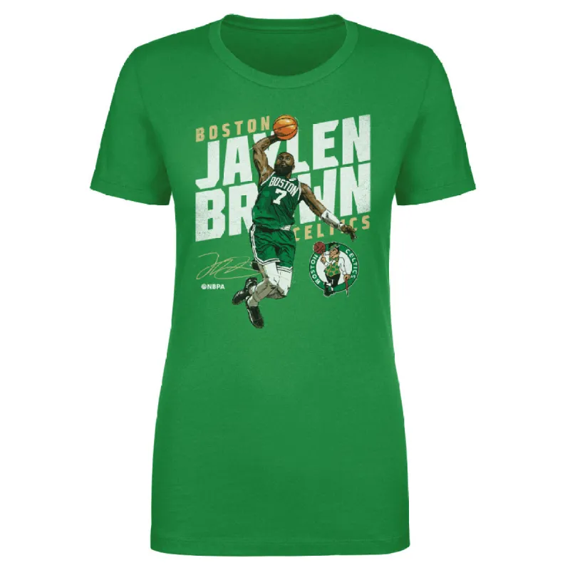 Jaylen Brown Boston Celtics Slant WHT sold by 500 Level