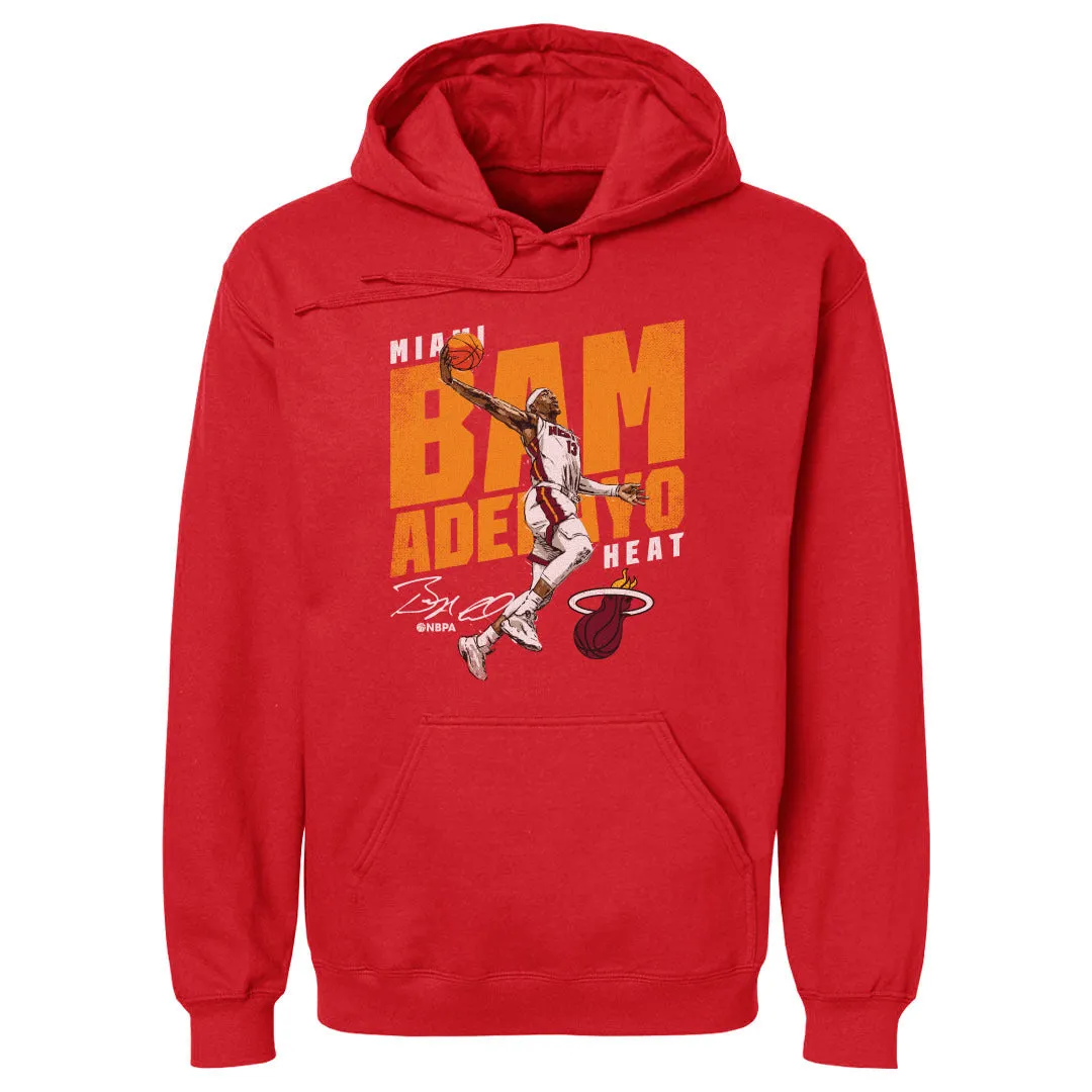 Bam Adebayo Miami Heat Slant WHT sold by 500 Level