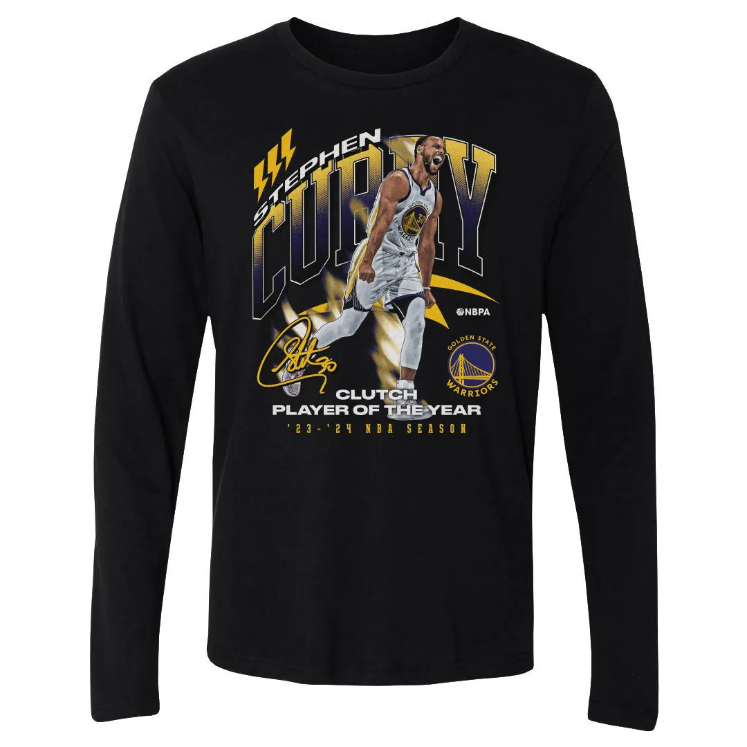 Steph Curry Golden State Warriors 2024 NBA Clutch Player Award WHT sold by 500 Level product image thumbnail 2