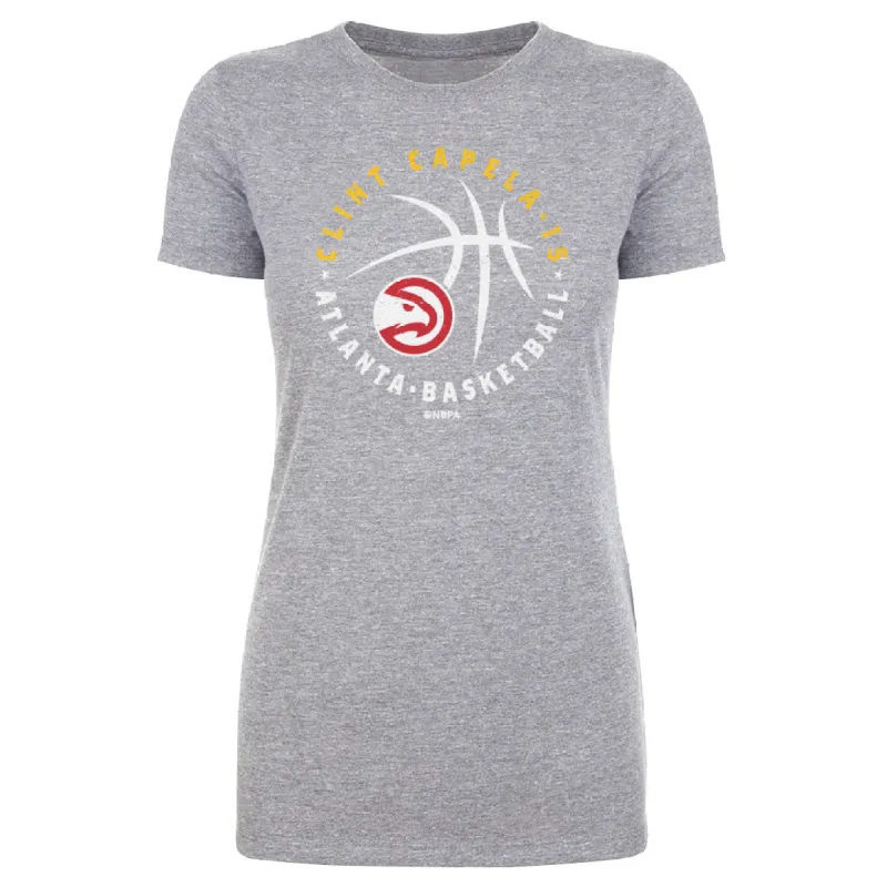 Clint Capela Atlanta Hawks Player Ball WHT sold by 500 Level