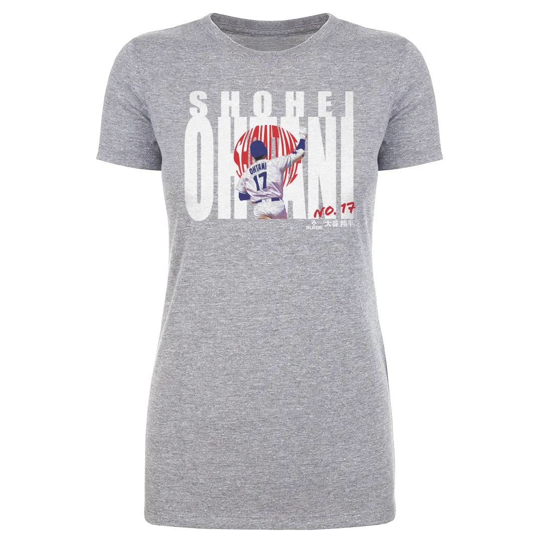 Shohei Ohtani Los Angeles D Bold Name WHT sold by 500 Level