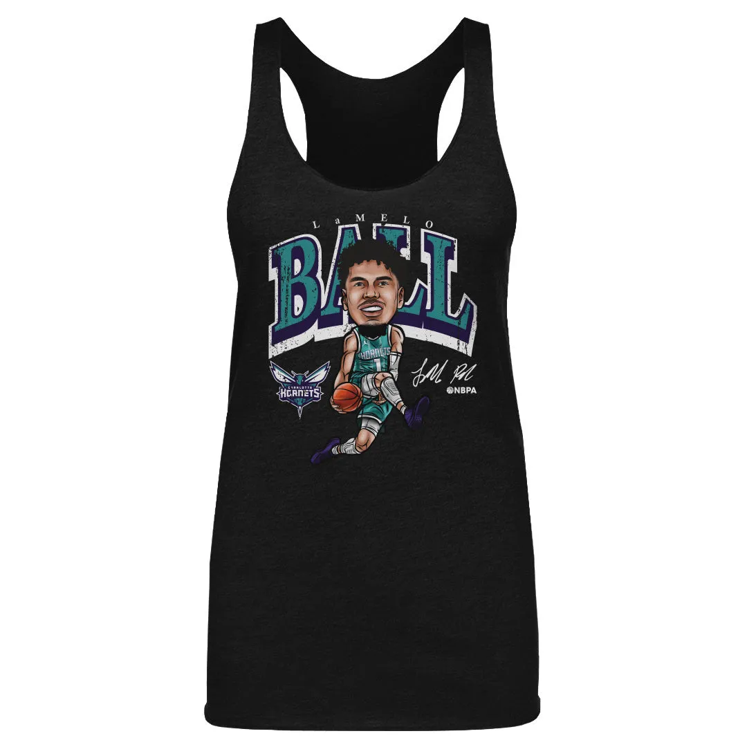 LaMelo Ball Charlotte Hornets Cartoon WHT sold by 500 Level product image thumbnail 2