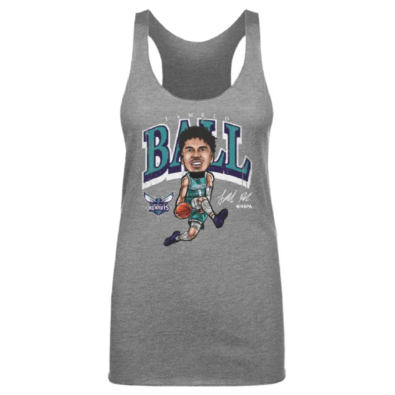 LaMelo Ball Charlotte Hornets Cartoon WHT sold by 500 Level