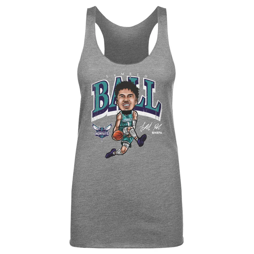 LaMelo Ball Charlotte Hornets Cartoon WHT sold by 500 Level