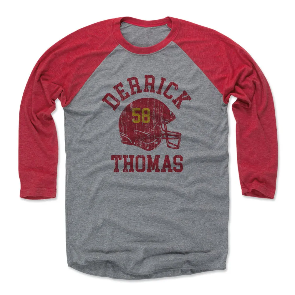 Derrick Thomas Kansas City Helmet Font sold by 500 Level