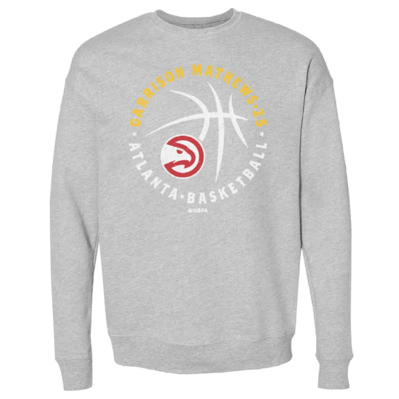 Garrison Mathews Atlanta Hawks Player Ball WHT sold by 500 Level