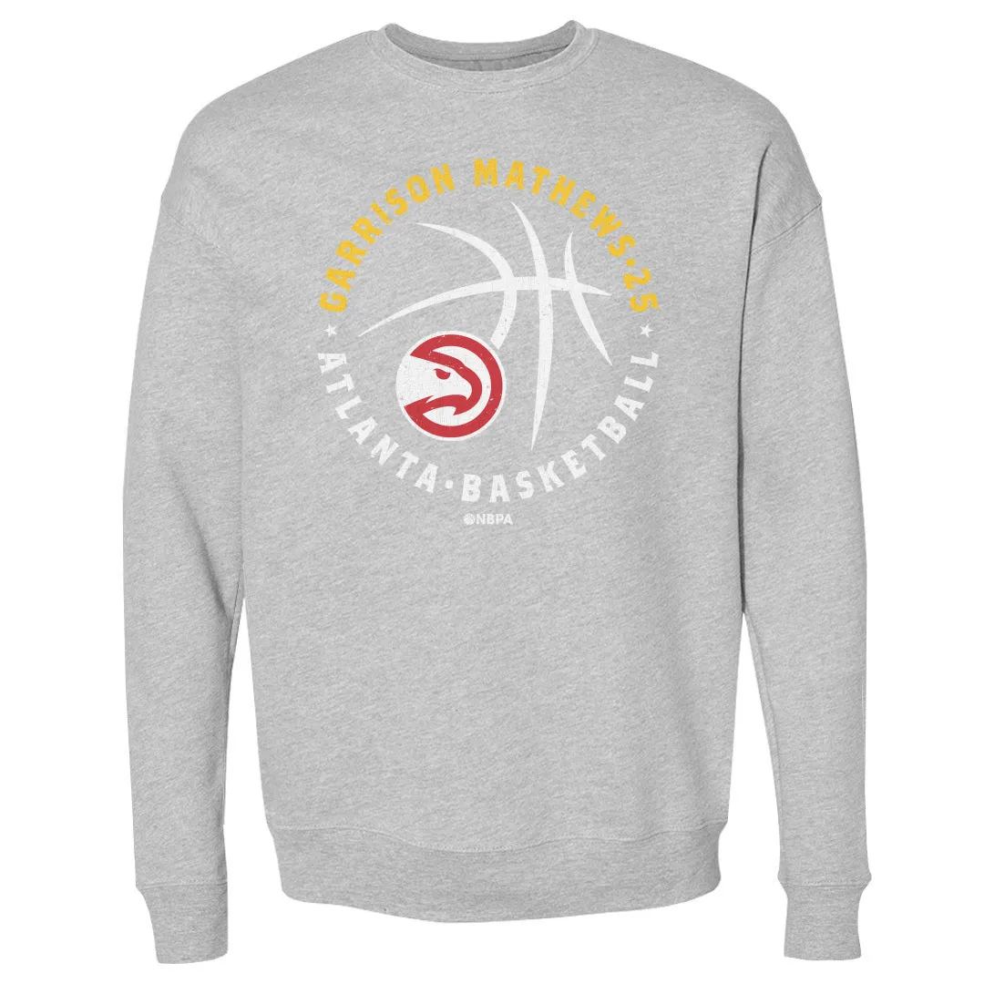 Garrison Mathews Atlanta Hawks Player Ball WHT sold by 500 Level