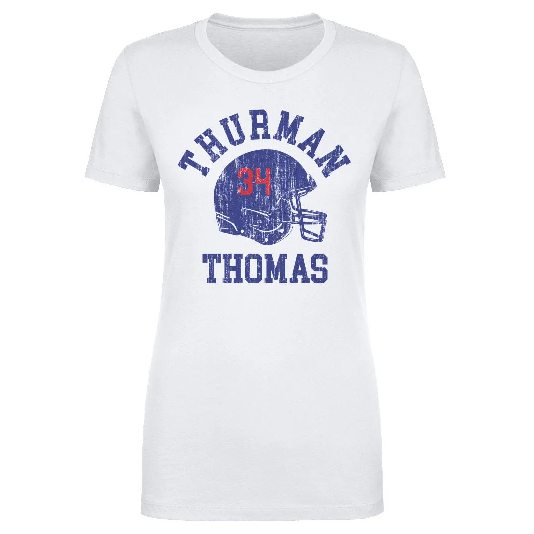 Thurman Thomas Buffalo Helmet Font sold by 500 Level