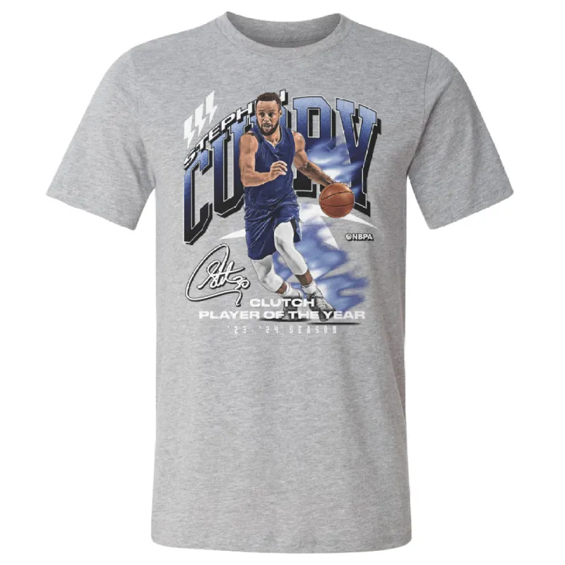 Steph Curry Golden State 2024 Clutch Player Award WHT sold by 500 Level