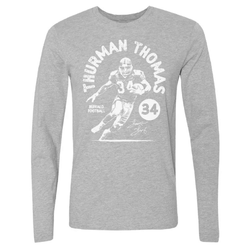 Thurman Thomas Buffalo Stamp WHT sold by 500 Level