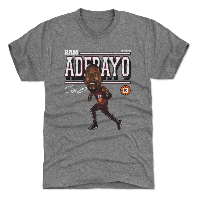 Bam Adebayo Miami Cartoon WHT sold by 500 Level