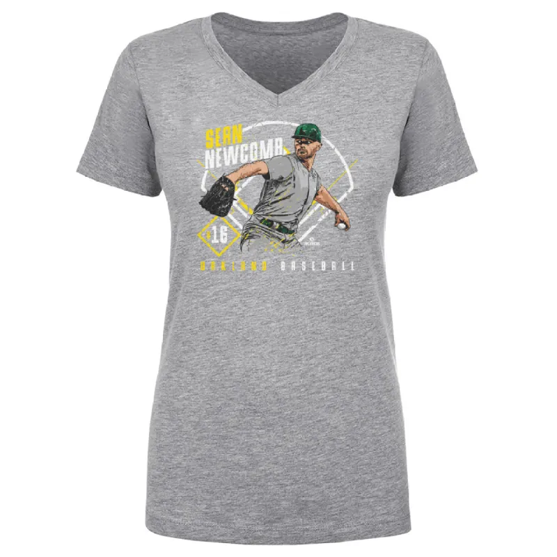 Sean Newcomb Oakland Ballpark WHT sold by 500 Level