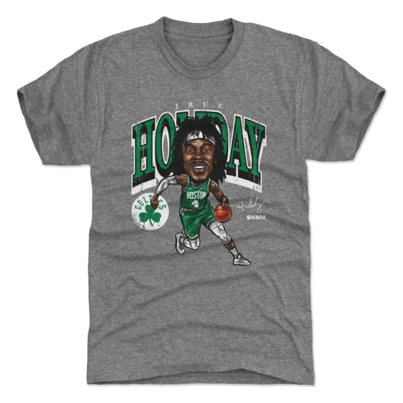 Jrue Holiday Boston Celtics Cartoon WHT sold by 500 Level