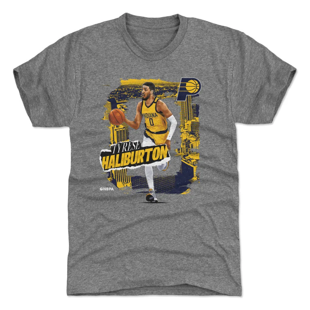 Tyrese Haliburton Indiana Pacers Rough WHT sold by 500 Level