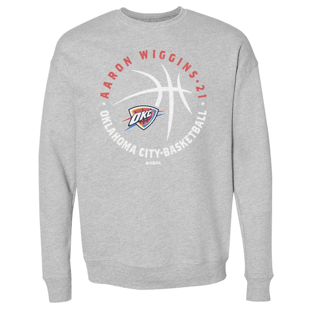 Aaron Wiggins Oklahoma City Thunder Player Ball WHT sold by 500 Level