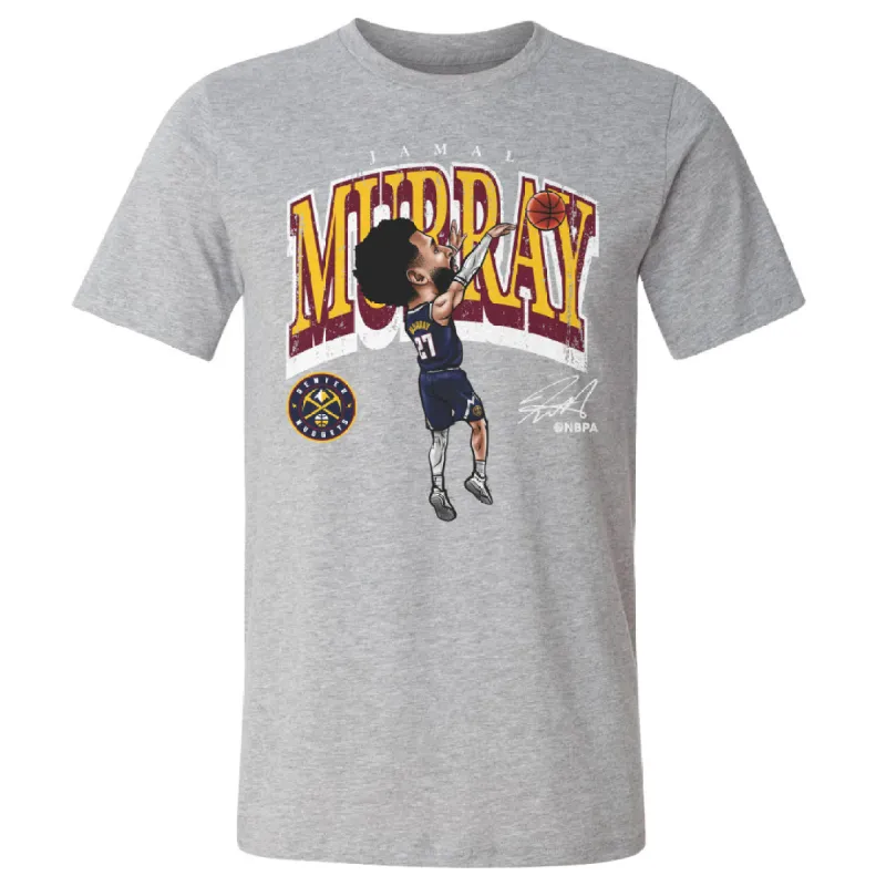 Jamal Murray Denver Nuggets Cartoon WHT made by 500 Level