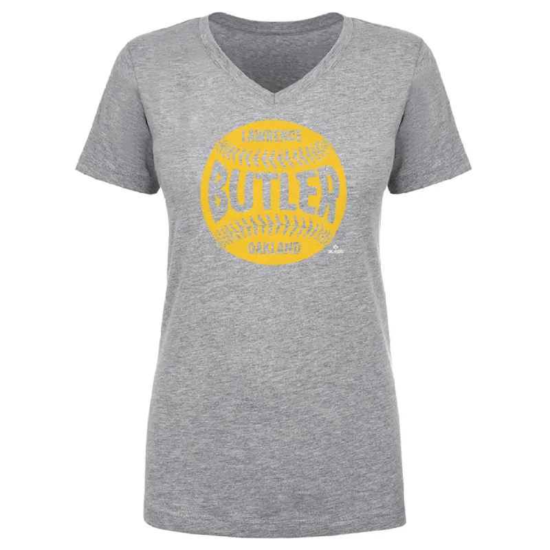 Lawrence Butler Oakland Baseball WHT sold by 500 Level