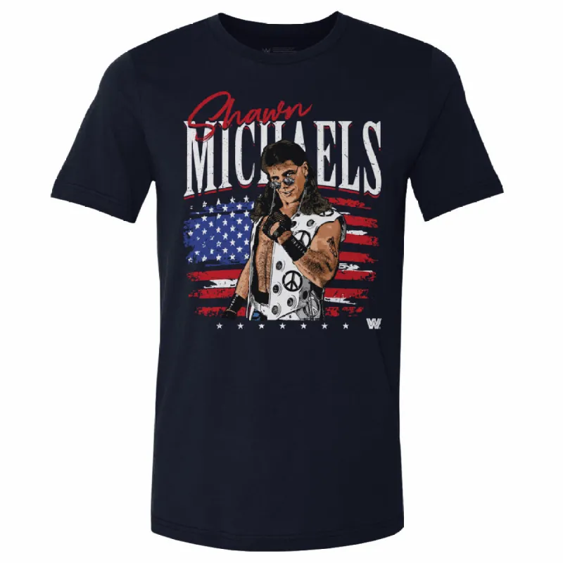 Shawn Michaels American Flag WHT sold by 500 Level