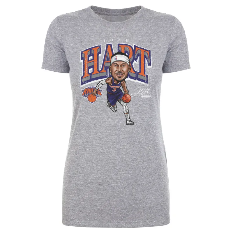 Josh Hart New York Knicks Cartoon WHT sold by 500 Level