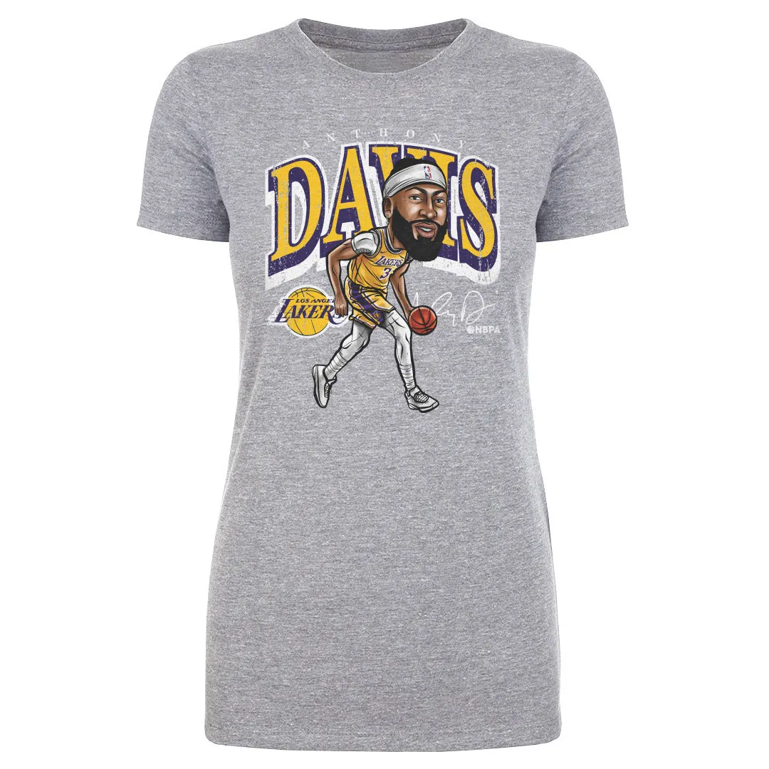 Anthony Davis Los Angeles Lakers Cartoon WHT sold by 500 Level