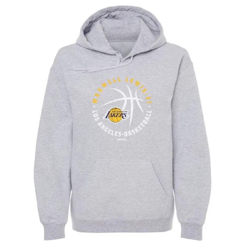 Maxwell Lewis Los Angeles Lakers Player Ball WHT sold by 500 Level