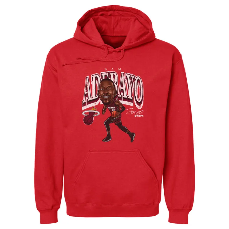 Bam Adebayo Miami Heat Cartoon WHT sold by 500 Level