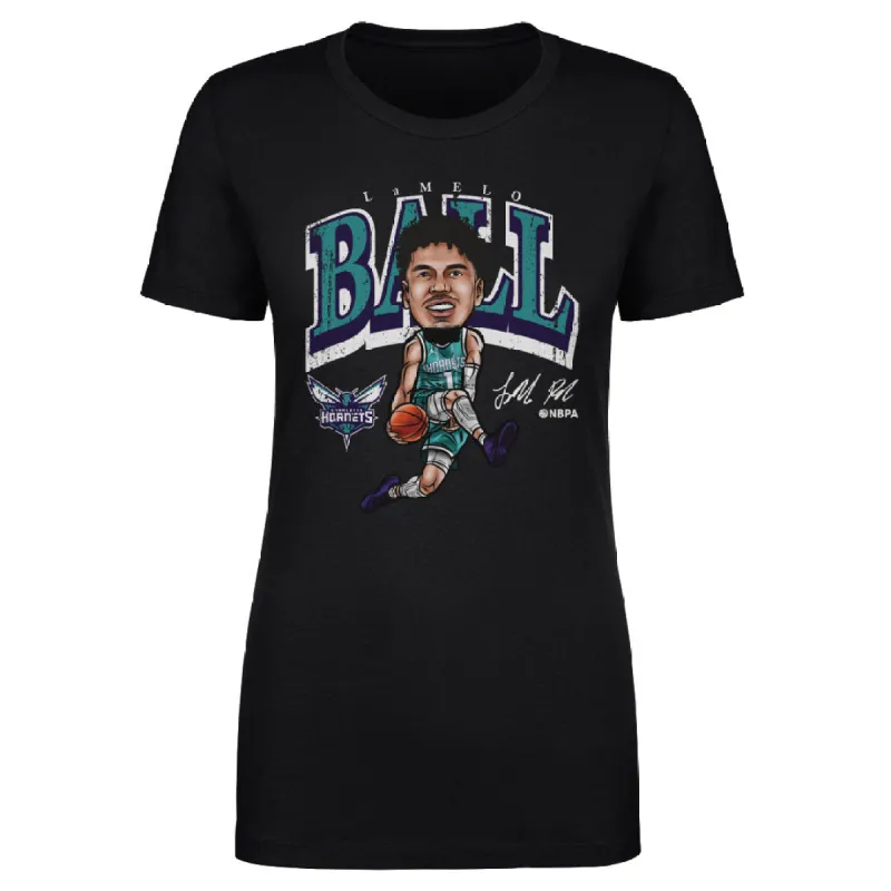 LaMelo Ball Charlotte Hornets Cartoon WHT sold by 500 Level