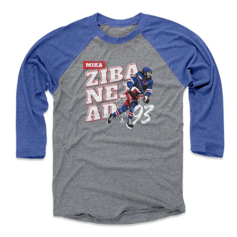 Mika Zibanejad New York R Player Name WHT sold by 500 Level