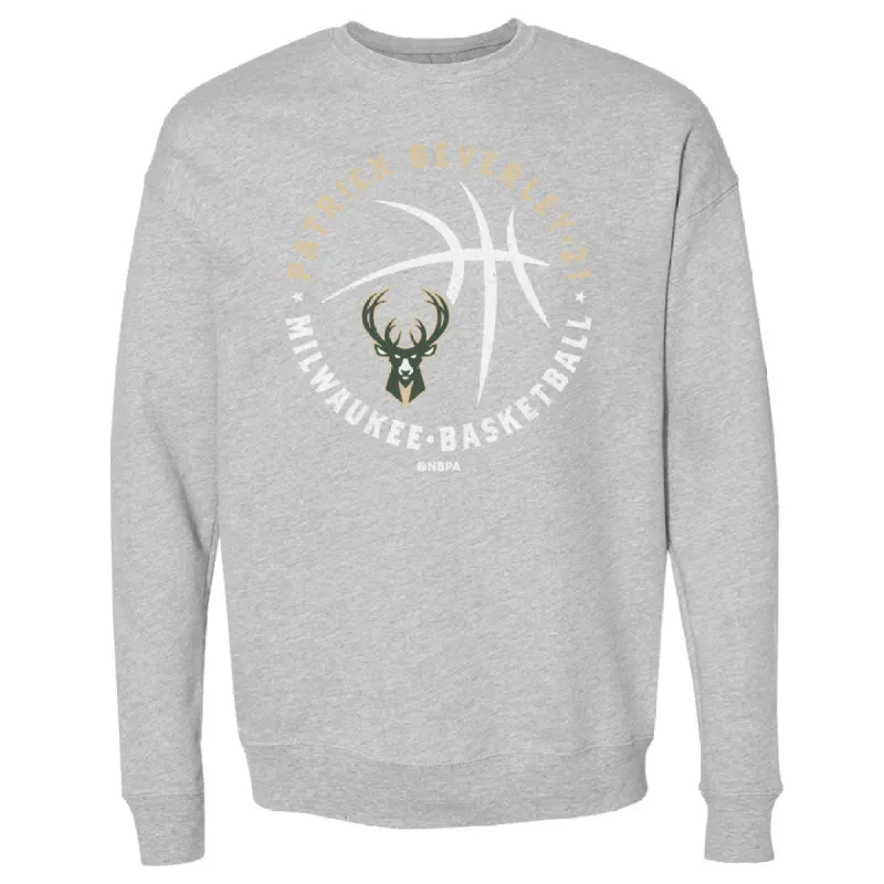 Patrick Beverley Milwaukee Bucks Player Ball WHT sold by 500 Level