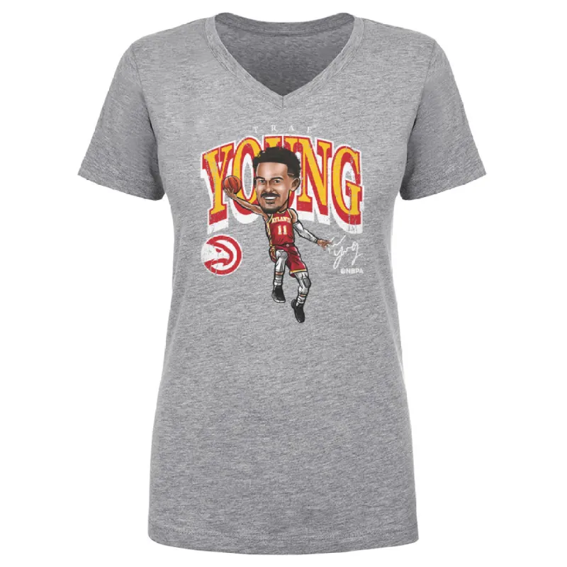 Trae Young Atlanta Hawks Cartoon WHT sold by 500 Level