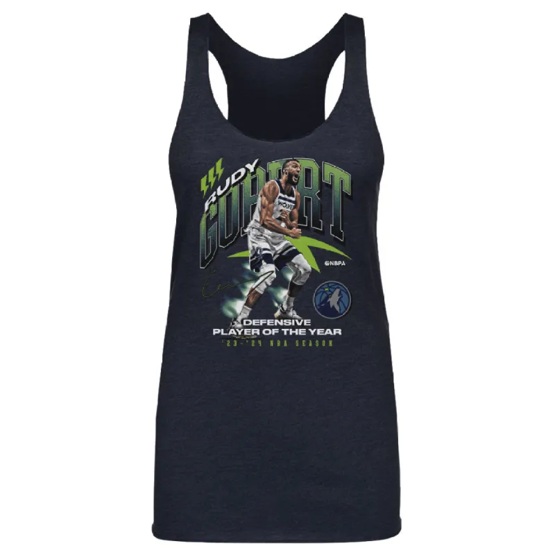 Rudy Gobert Minnesota Timberwolves 2024 NBA DPOY Award WHT sold by 500 Level