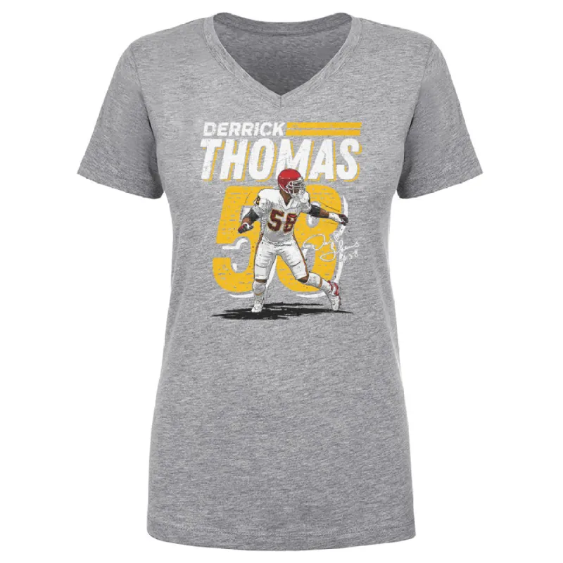 Derrick Thomas Kansas City Dash WHT sold by 500 Level