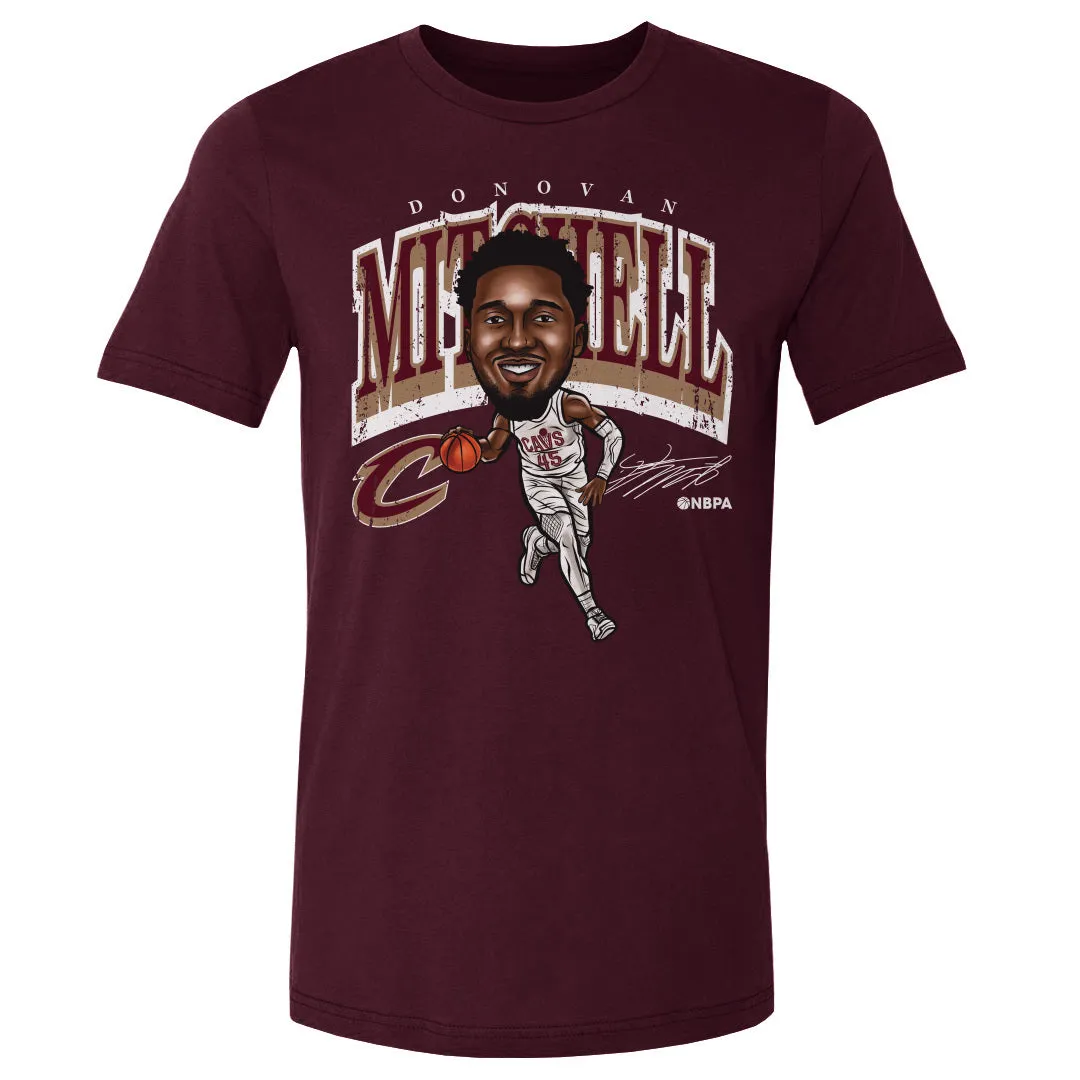 Donovan Mitchell Cleveland Cavaliers Cartoon WHT sold by 500 Level product image thumbnail 2