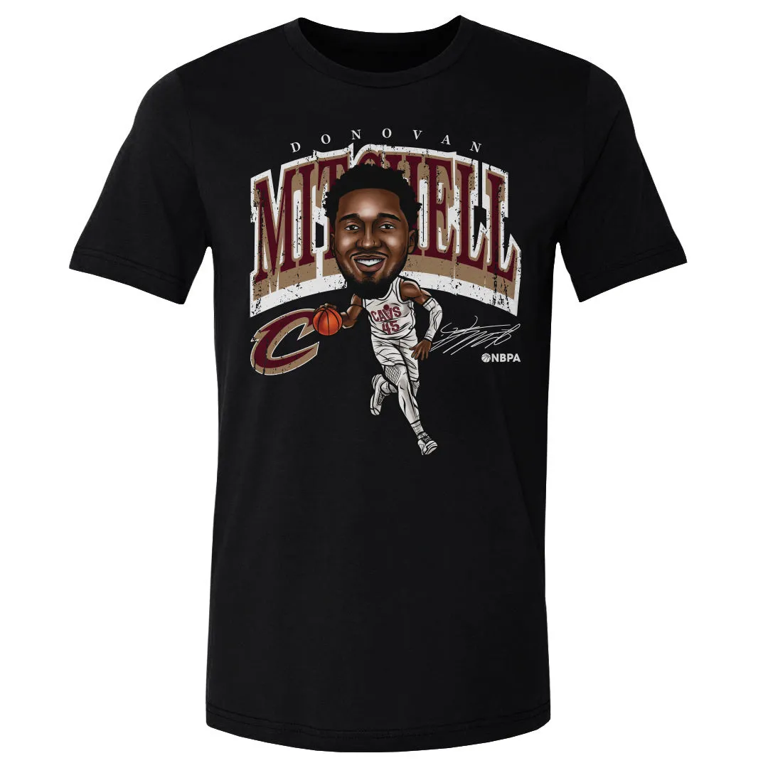 Donovan Mitchell Cleveland Cavaliers Cartoon WHT sold by 500 Level product image thumbnail 3