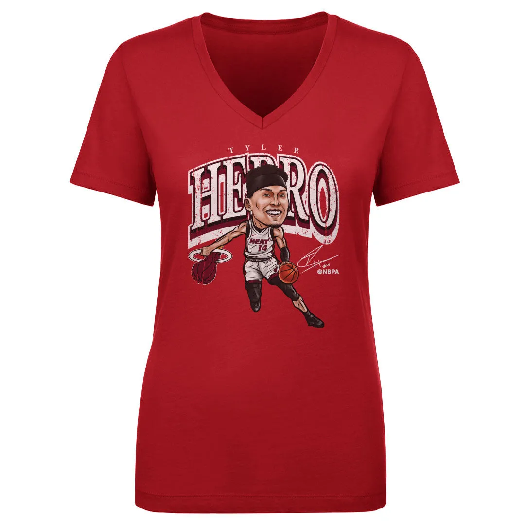 Tyler Herro Miami Heat Cartoon WHT sold by 500 Level product image thumbnail 3