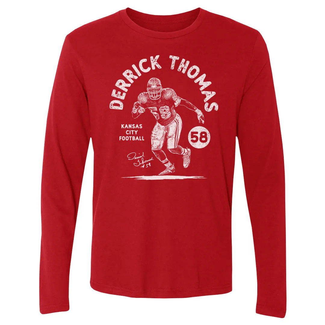 Derrick Thomas Kansas CIty Stamp WHT sold by 500 Level product image thumbnail 2