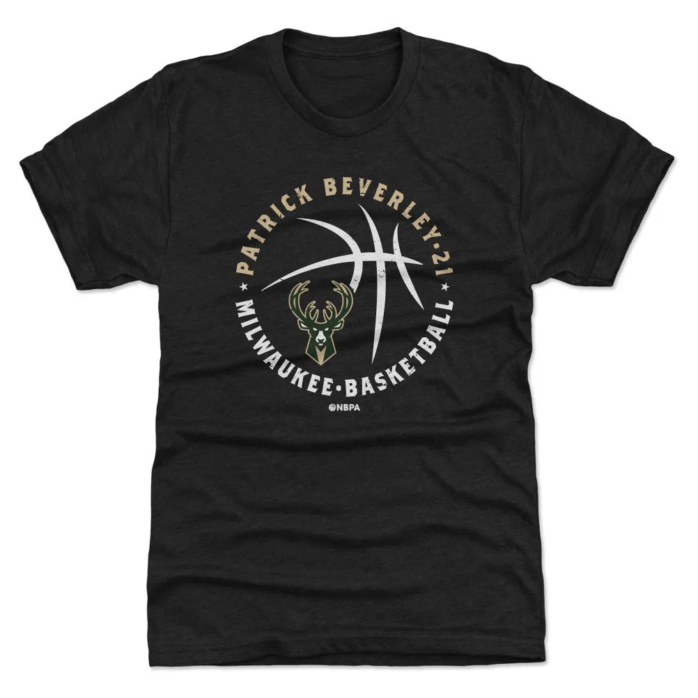 Patrick Beverley Milwaukee Bucks Player Ball WHT sold by 500 Level product image thumbnail 2