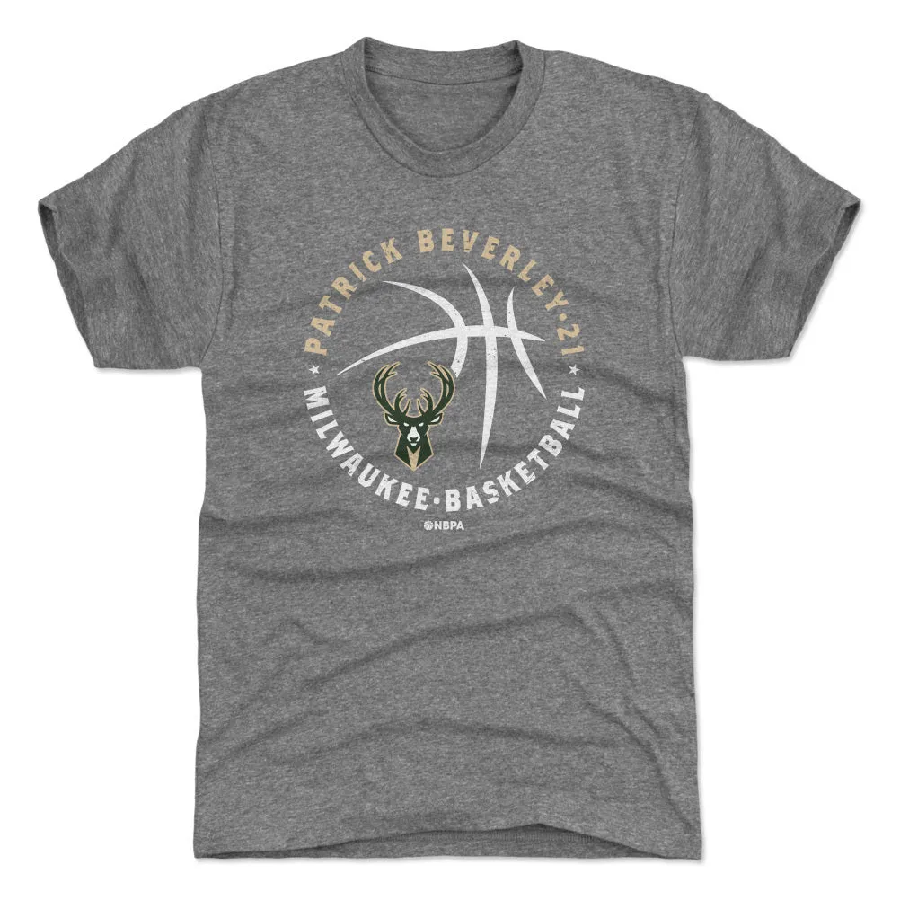 Patrick Beverley Milwaukee Bucks Player Ball WHT sold by 500 Level product image thumbnail 3