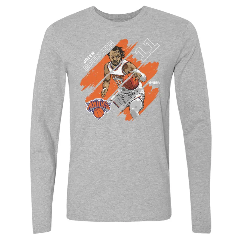 Jalen Brunson New York Knicks Stripes WHT sold by 500 Level