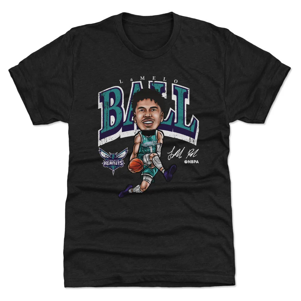 LaMelo Ball Charlotte Hornets Cartoon WHT sold by 500 Level product image thumbnail 3