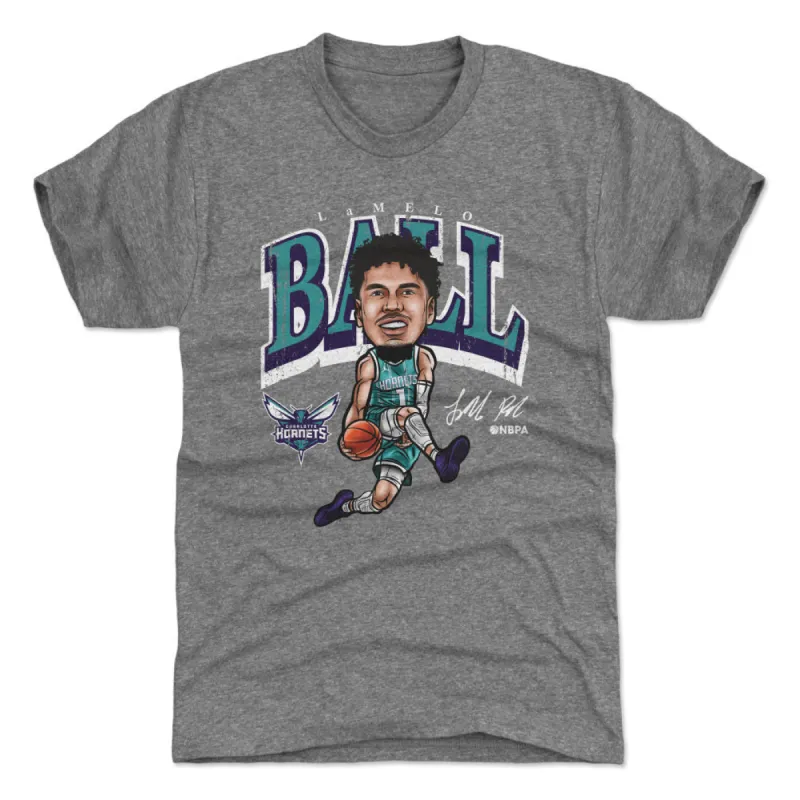 LaMelo Ball Charlotte Hornets Cartoon WHT sold by 500 Level