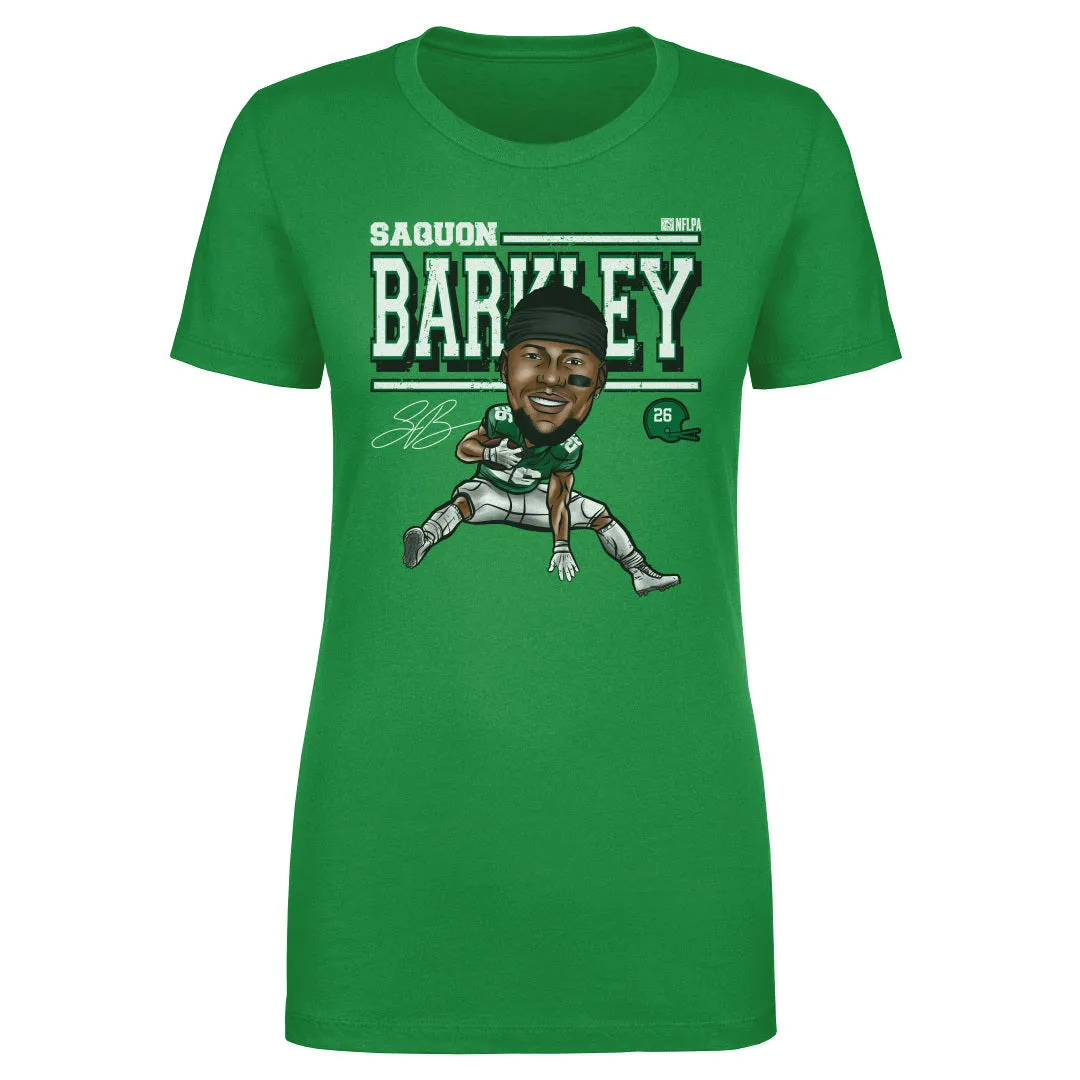 Saquon Barkley Philadelphia Cartoon WHT sold by 500 Level