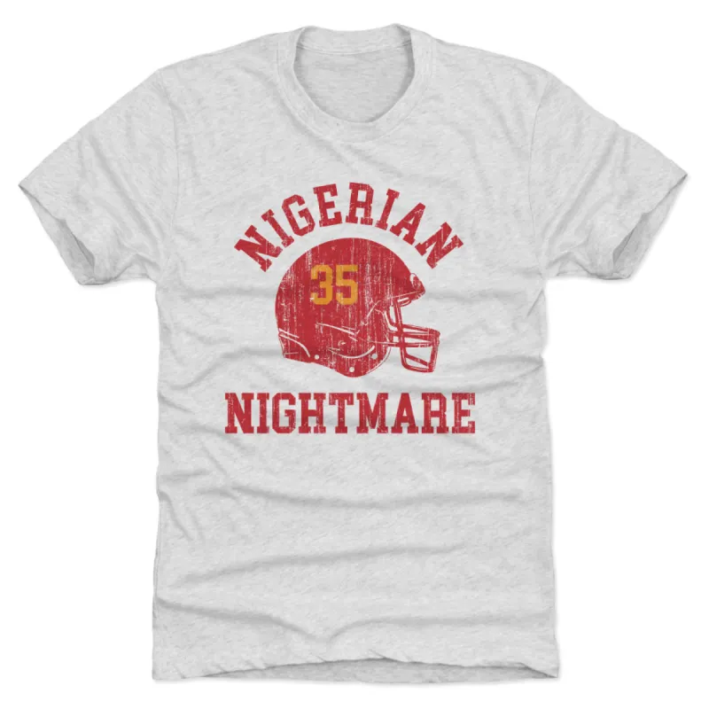 Christian Okoye Kansas City Nickname Helmet Font sold by 500 Level