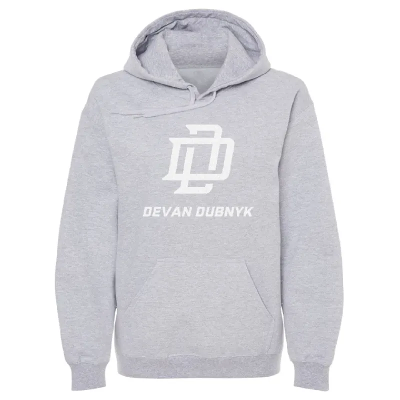 Devan Dubnyk Minnesota Logo WHT sold by 500 Level