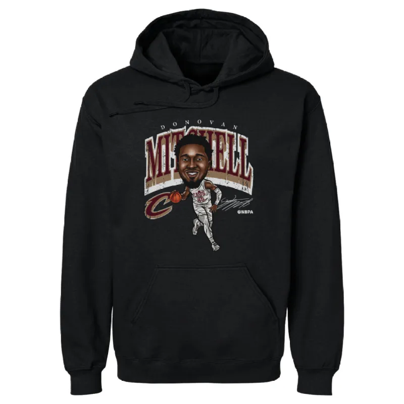 Donovan Mitchell Cleveland Cavaliers Cartoon WHT sold by 500 Level