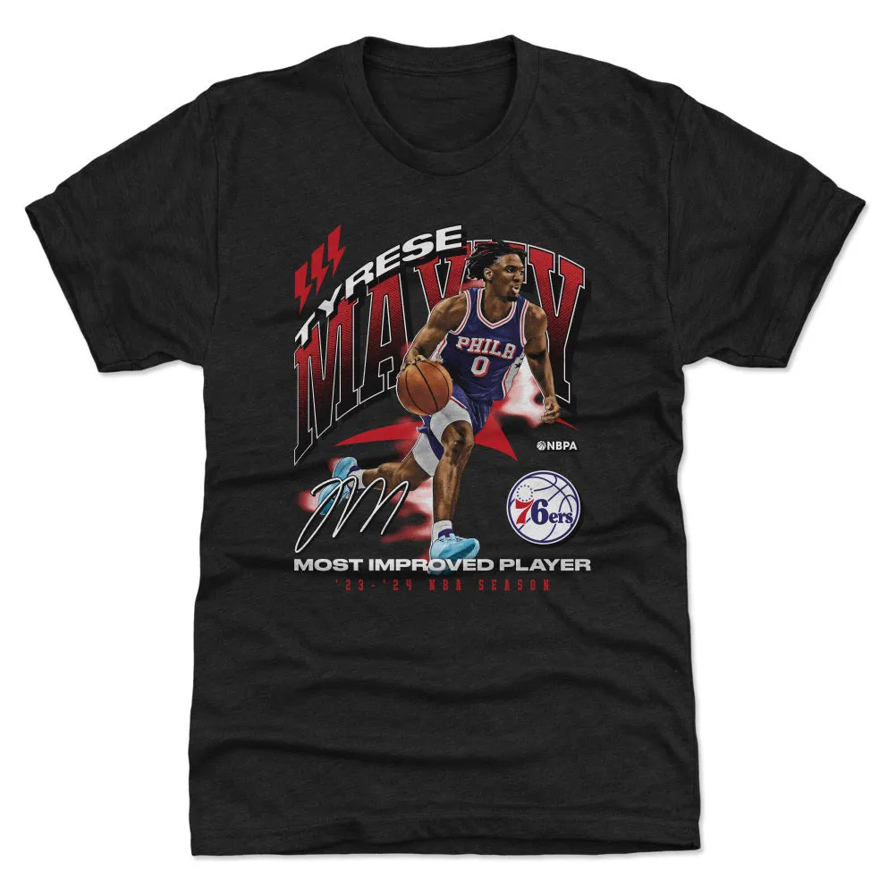 Tyrese Maxey Philadelphia 76ers 2024 NBA Most Improved Award WHT sold by 500 Level product image thumbnail 3
