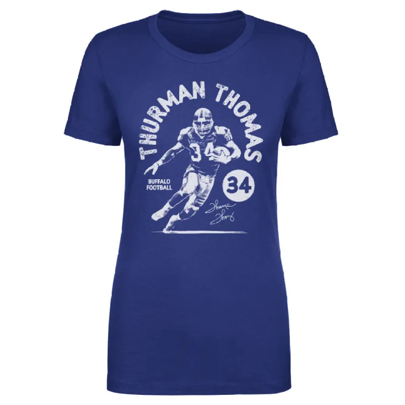 Thurman Thomas Buffalo Stamp WHT sold by 500 Level